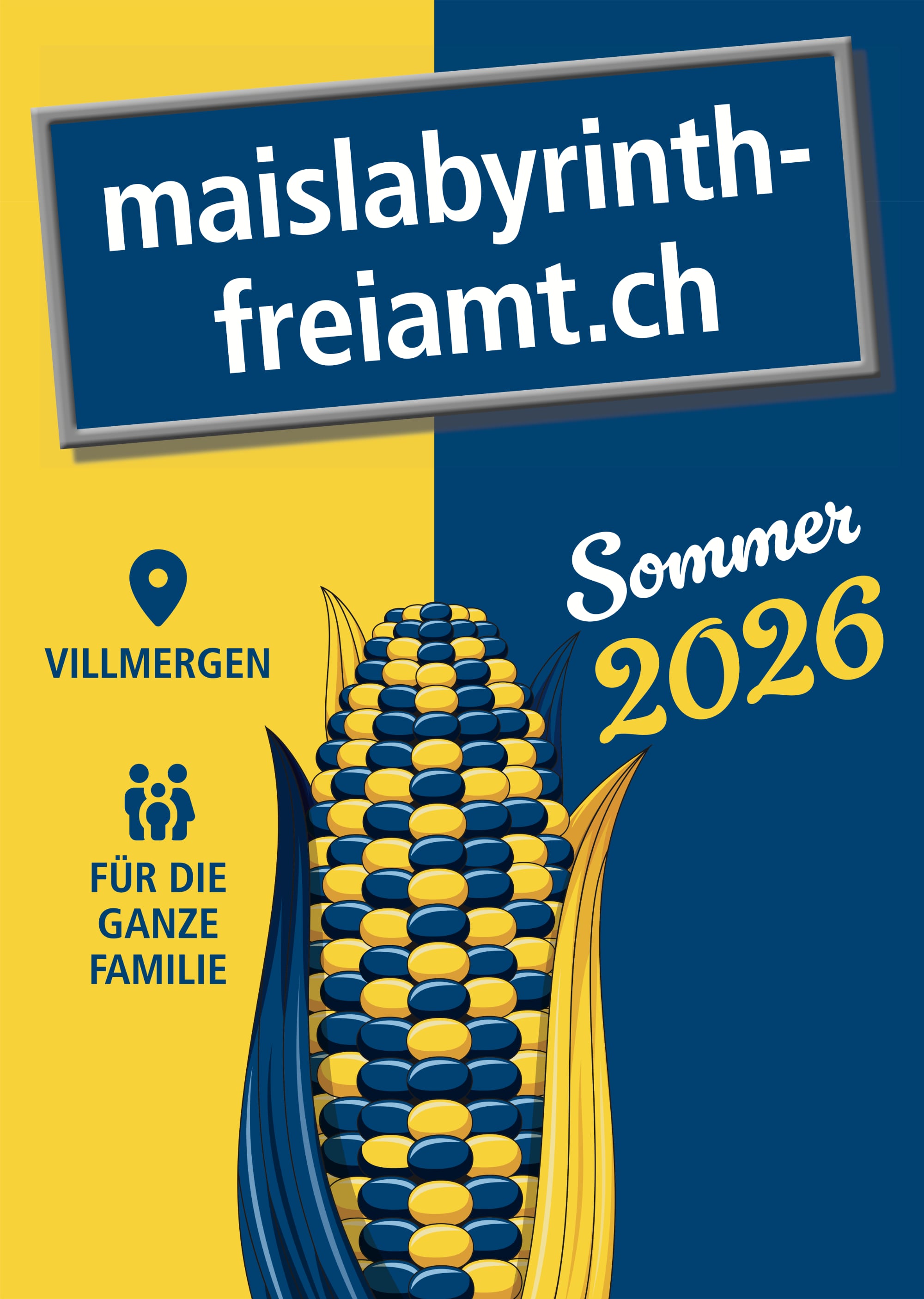 Maislabyrinth Freiamt – Villmergen, Sommer 2026